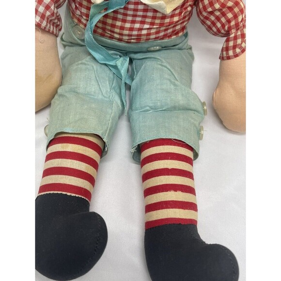 Vintage Knickerbocker 1970s Raggedy Andy Doll 14” Super Rare - Picture 9 of 15